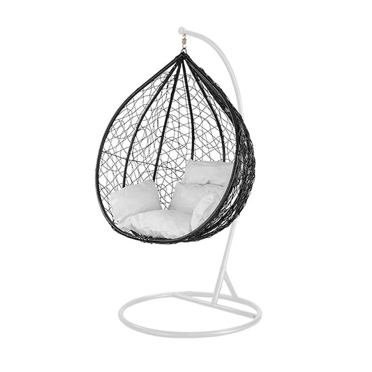 Scaun suspendat Havana alb-negru