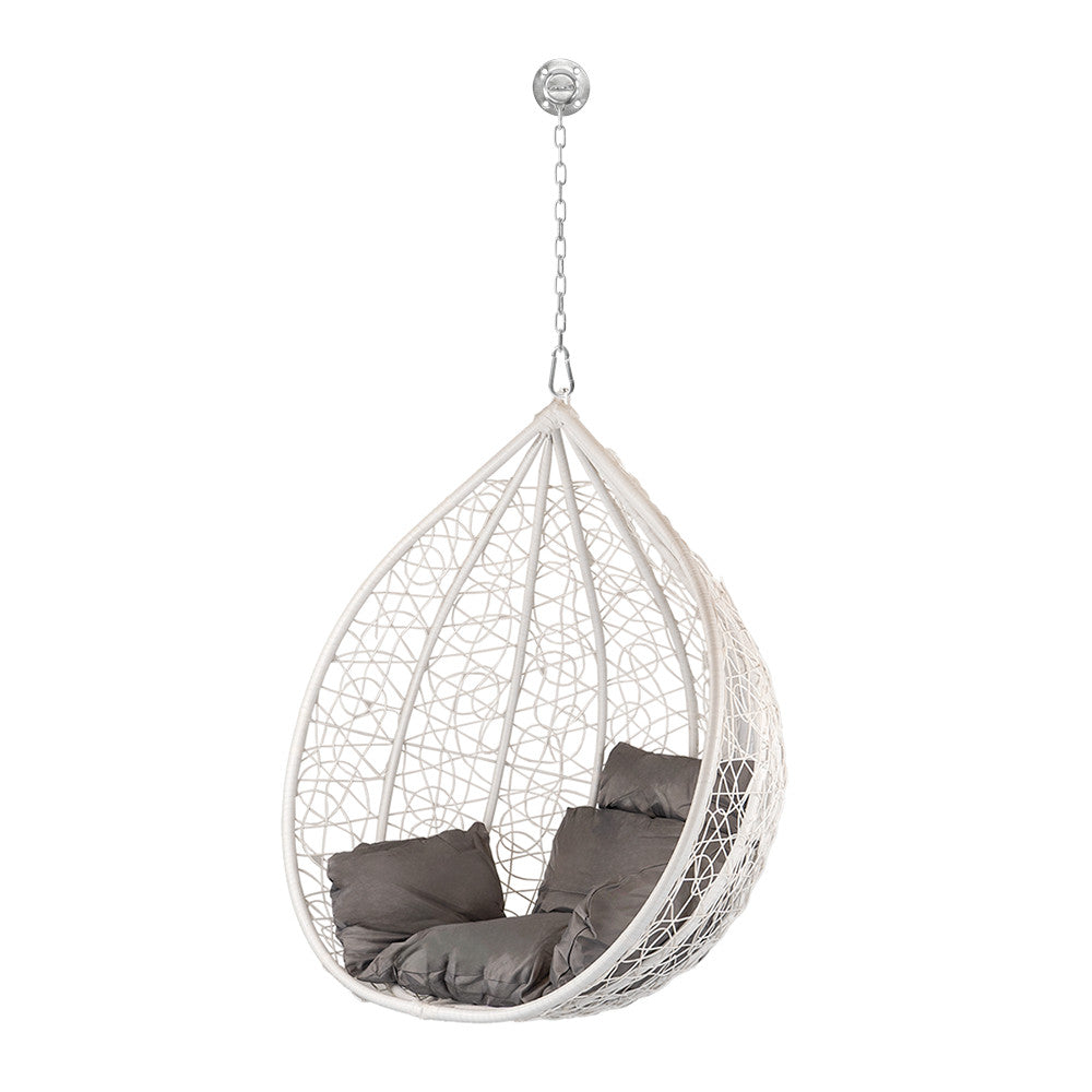 Scaun suspendat Havanna Easy cu kit de montare alb