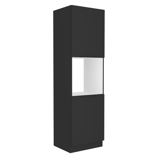 Dulap înalt, pentru cuptor, negru, SIBER 60 DP-210 2F