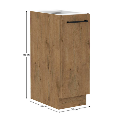 Cabinet inferior cu coş pull-out, stejar Lancelot, VEGA D30 CARGO BB