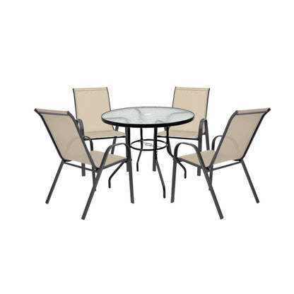 Set mobilier de grădină Tanger 4+1 bej