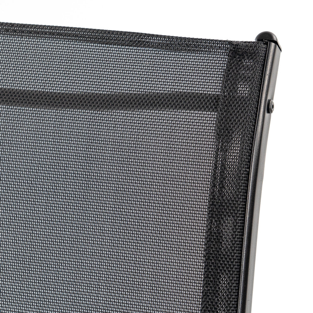 Set mobilier de grădină Lorca 4+1 negru
