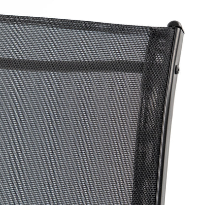Set mobilier de grădină Lorca 4+1 negru