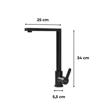 Robinet chiuvetă Valen negru