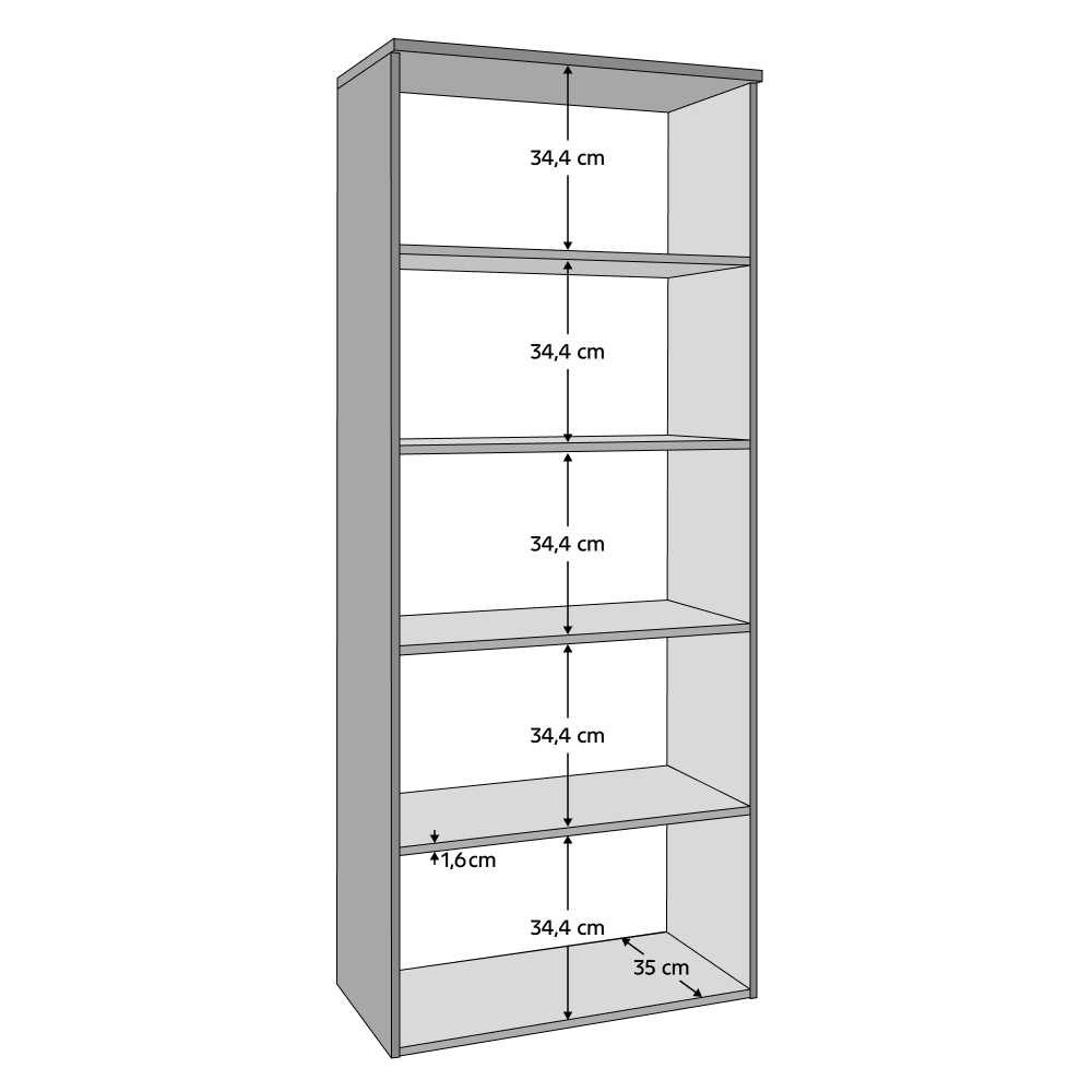 Dulap, antracit, ADAPO ADP01