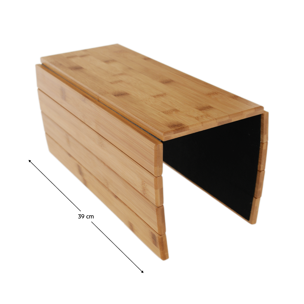 Zonă de depozitare/cotieră flexibilă canapea, bambus, natural, ALTE