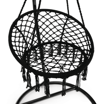 Scaun suspendabil, negru, AMADO 2 NEW