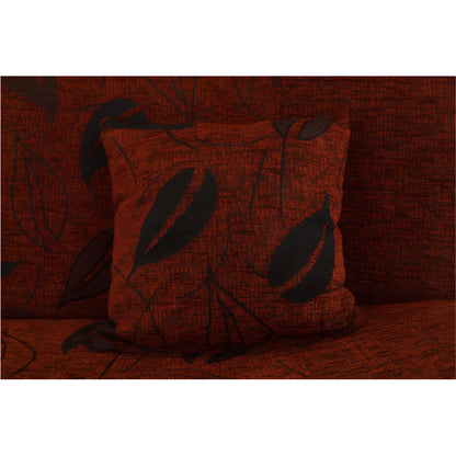 Canapea extensibilă, material textil cărămiziu/model, ASIA NEW