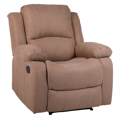 Fotoliu relaxant reglabil, material maro, ASKOY NEW