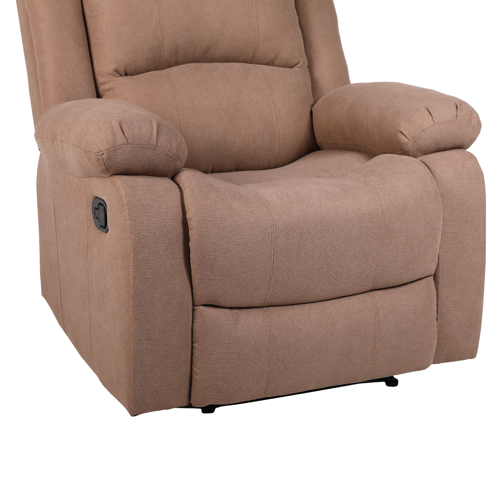 Fotoliu relaxant reglabil, material maro, ASKOY NEW