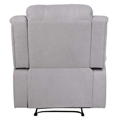 Fotoliu relaxant reglabil, material gri deschis, ASKOY NEW