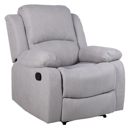 Fotoliu relaxant reglabil, material gri deschis, ASKOY NEW