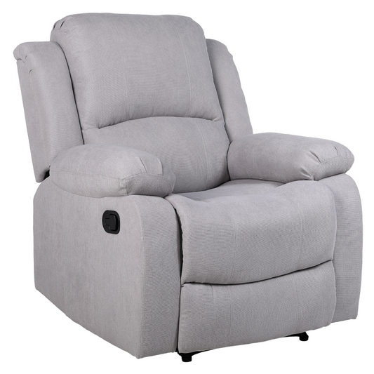 Fotoliu relaxant reglabil, material gri deschis, ASKOY NEW