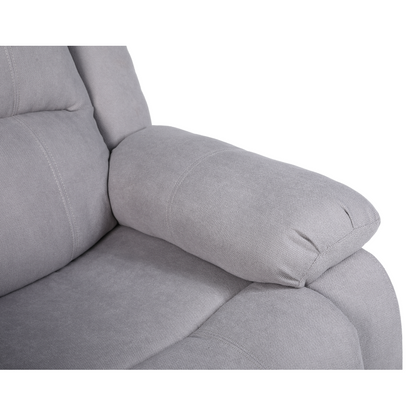 Fotoliu relaxant reglabil, material gri deschis, ASKOY NEW