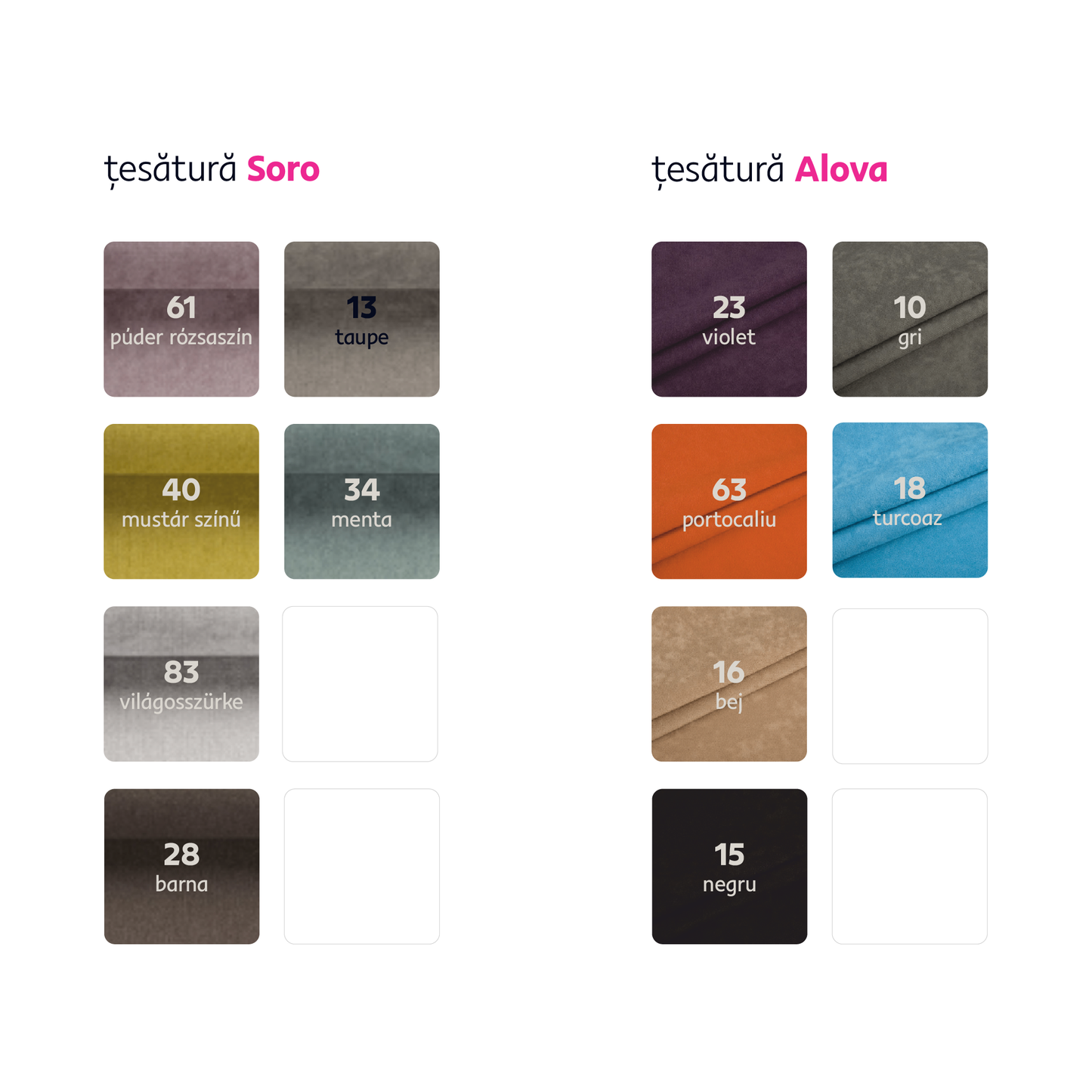 Fotoliu cu taburet, material textil rose 18, ASTRID