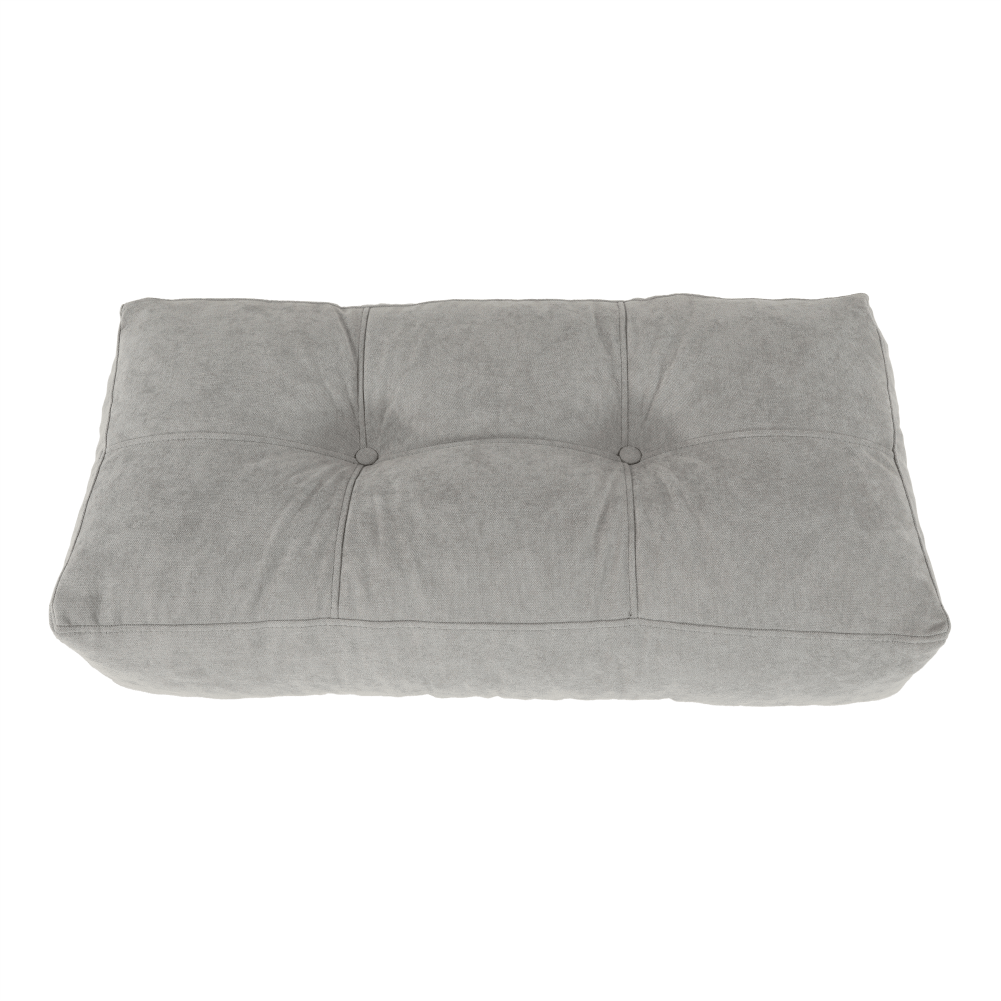 Canapea extensibilă, gri textil  Queens, AURELIA