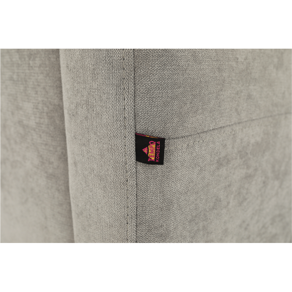 Canapea extensibilă, gri textil  Queens, AURELIA