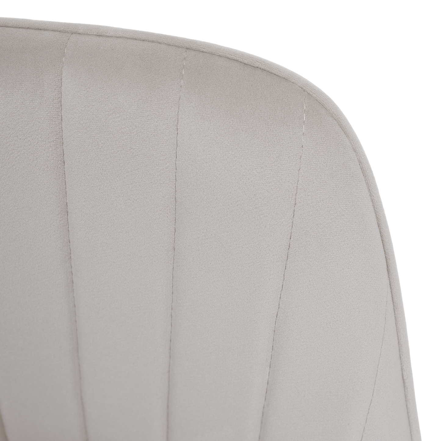 Scaun de design, bej-gri, ţesătură Velvet, AURIL