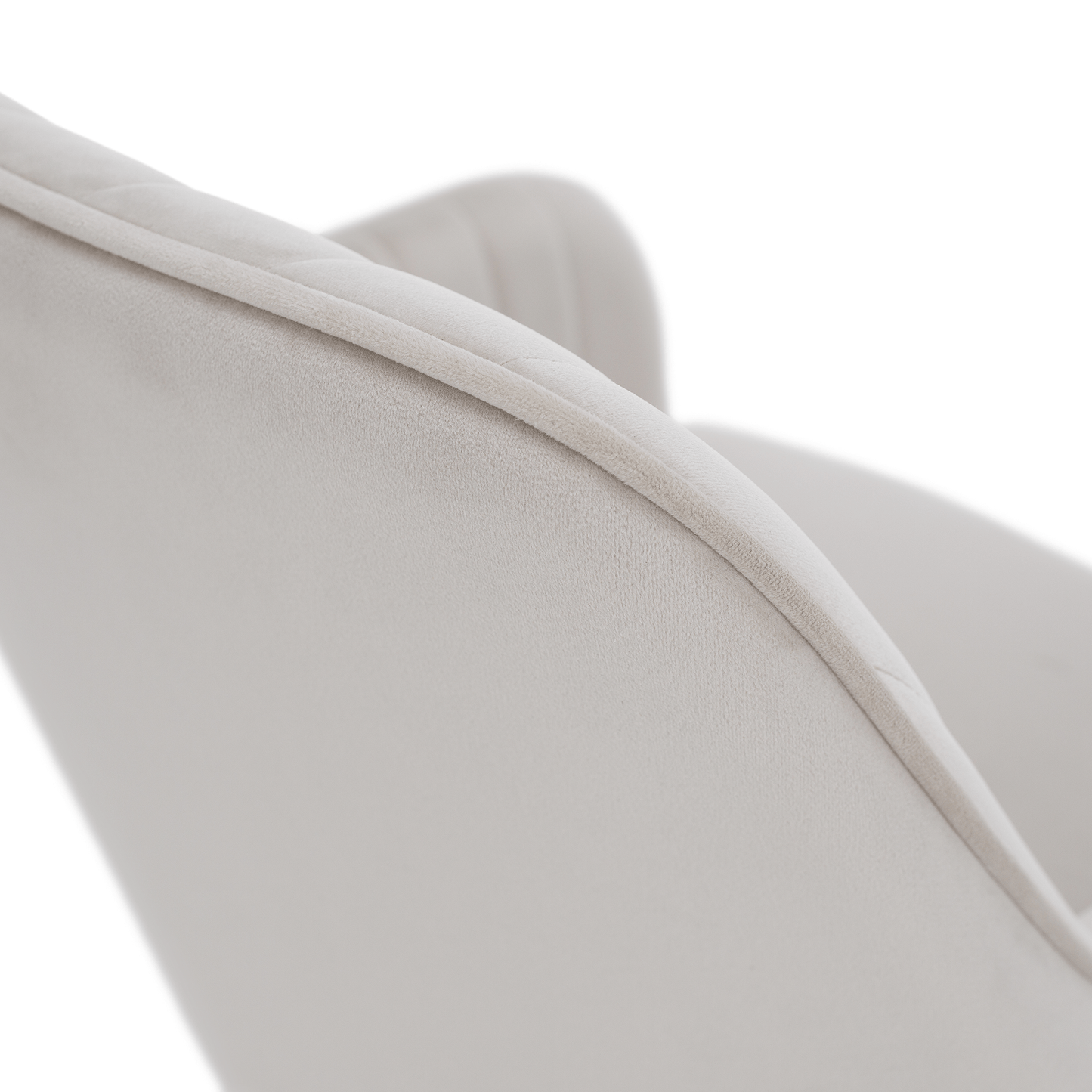 Scaun de design, bej-gri, ţesătură Velvet, AURIL