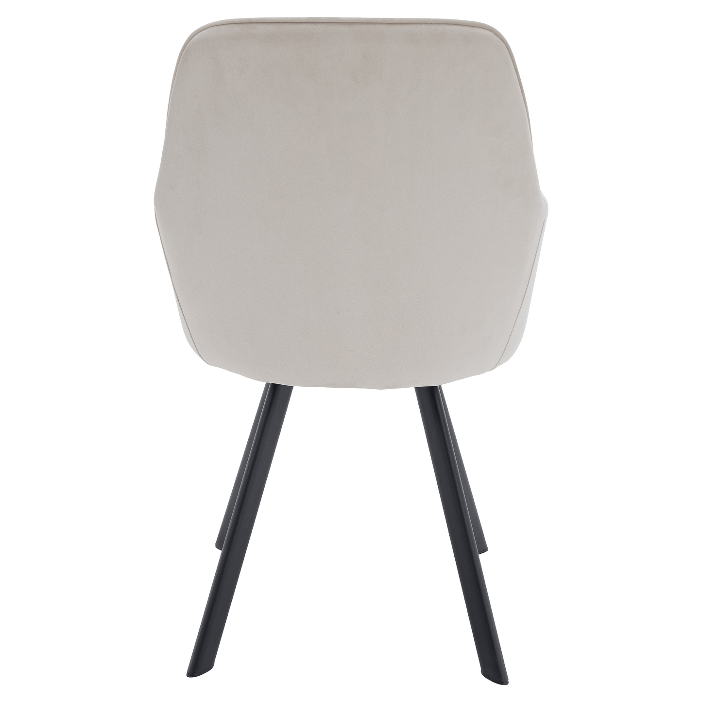 Scaun de design, bej-gri, ţesătură Velvet, AURIL