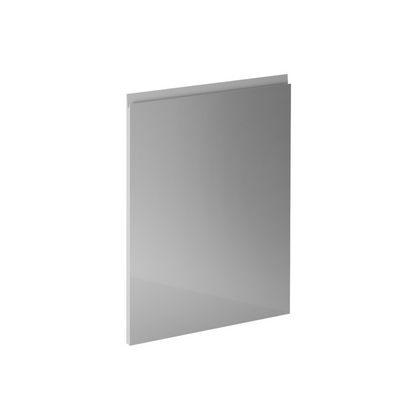 Uşă pentru maşina de spălat vase, alb/gri HG extra lucios, 59,6x57, AURORA