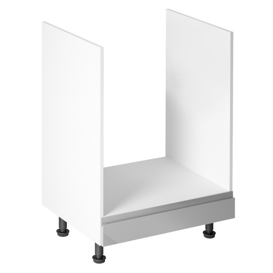 Dulap pentru aparate electrocasnice, alb/gri extra lucios, AURORA D60ZK