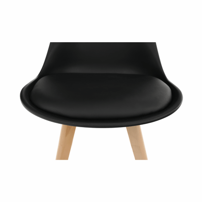 Scaun, negru/fag, BALI 2 NEW