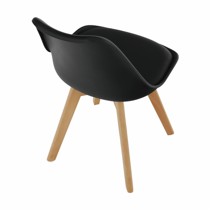 Scaun, negru/fag, BALI 2 NEW
