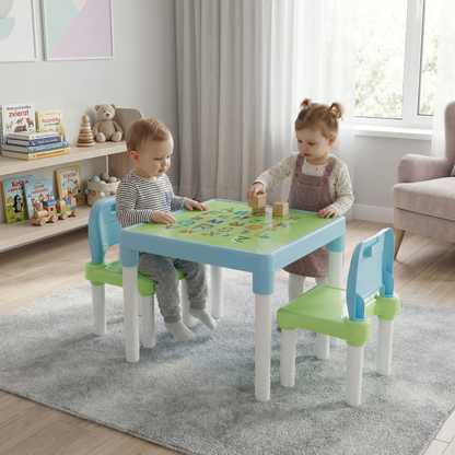 Set pentru copii 1 + 2, albastru/verde/alb, BALTO