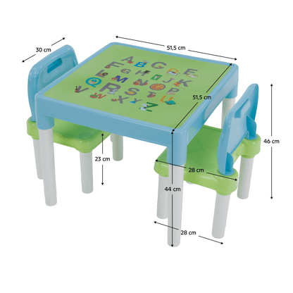 Set pentru copii 1 + 2, albastru/verde/alb, BALTO