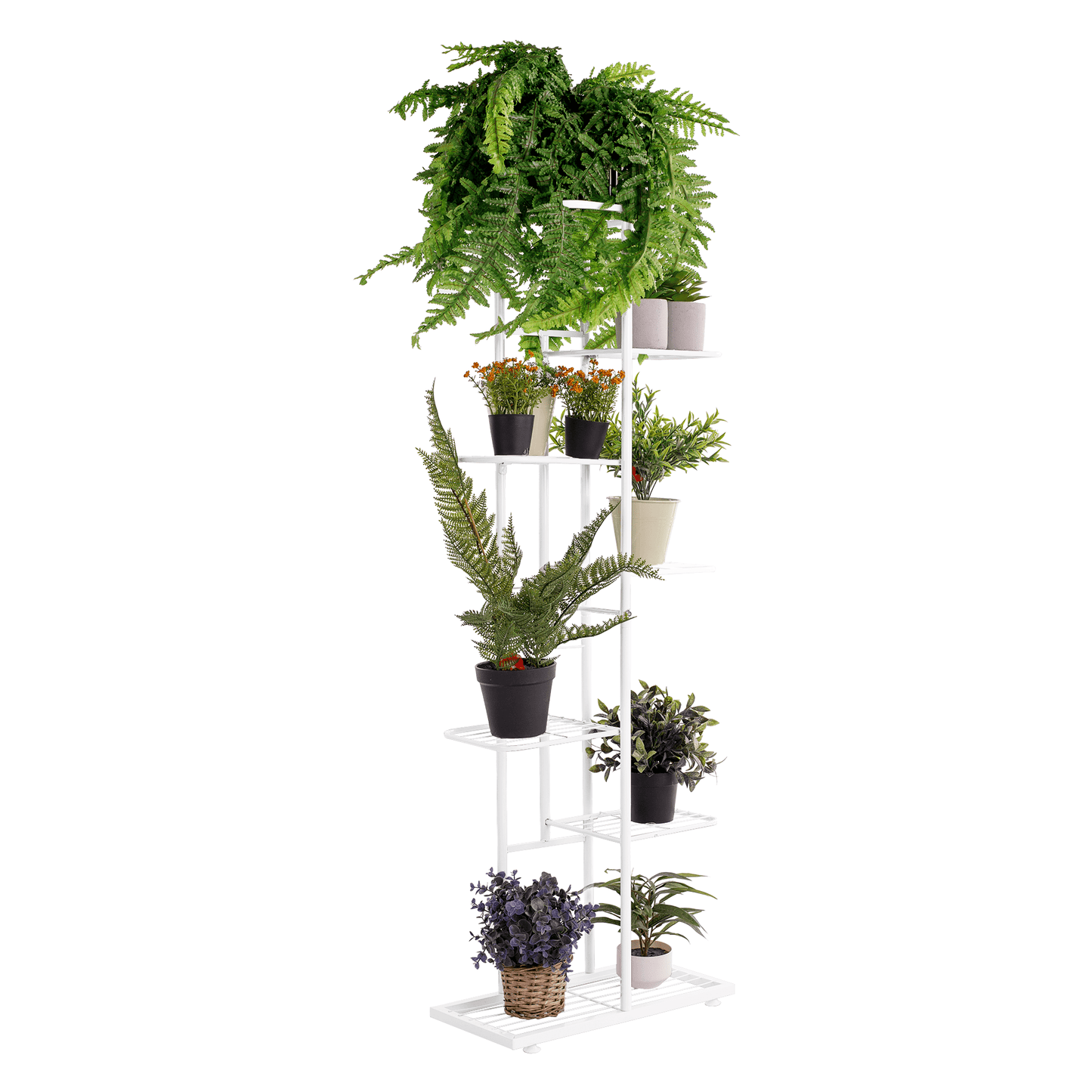 Suport pentru flori din metal, alb, BAMIR TIP 2