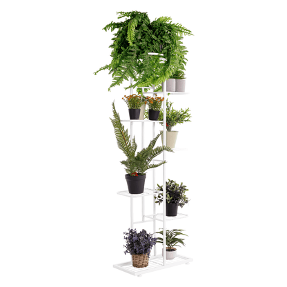 Suport pentru flori din metal, alb, BAMIR TIP 2