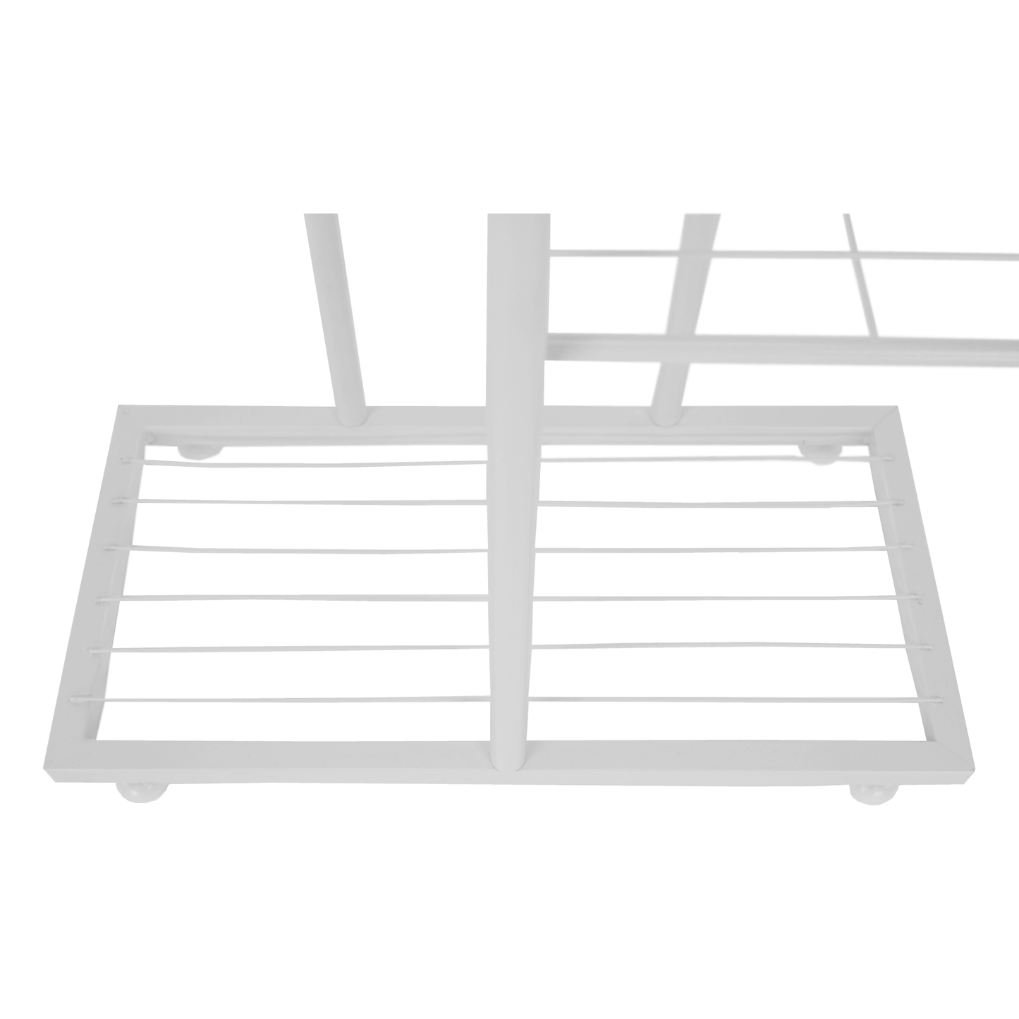 Suport pentru flori din metal, alb, BAMIR TIP 2