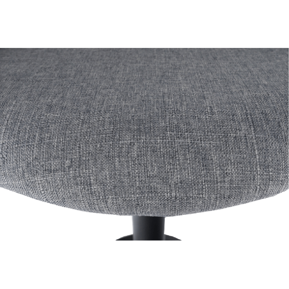 Scaun bar, material textil gri/negru, TERKAN