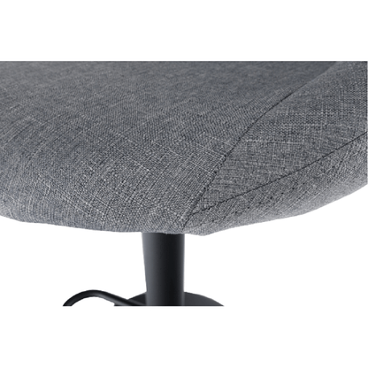 Scaun bar, material textil gri/negru, TERKAN