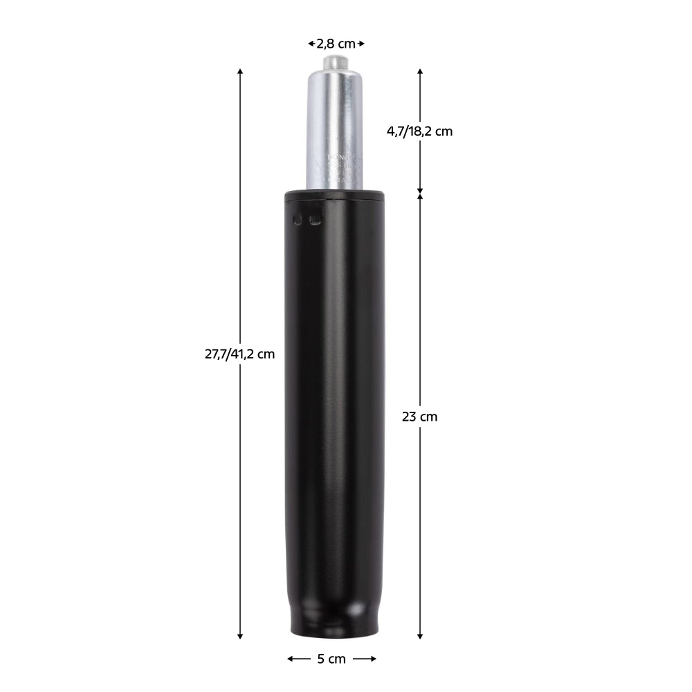 Piston cu gaz, negru, lungime 41,2 cm, 150 kg, PIEST TYP 3