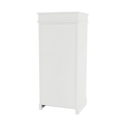 Comodă cu 4 sertare (coşuri), alb, BLANCO