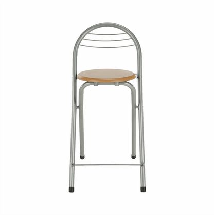 Scaun de bar, fag/aluminiu, BOXER