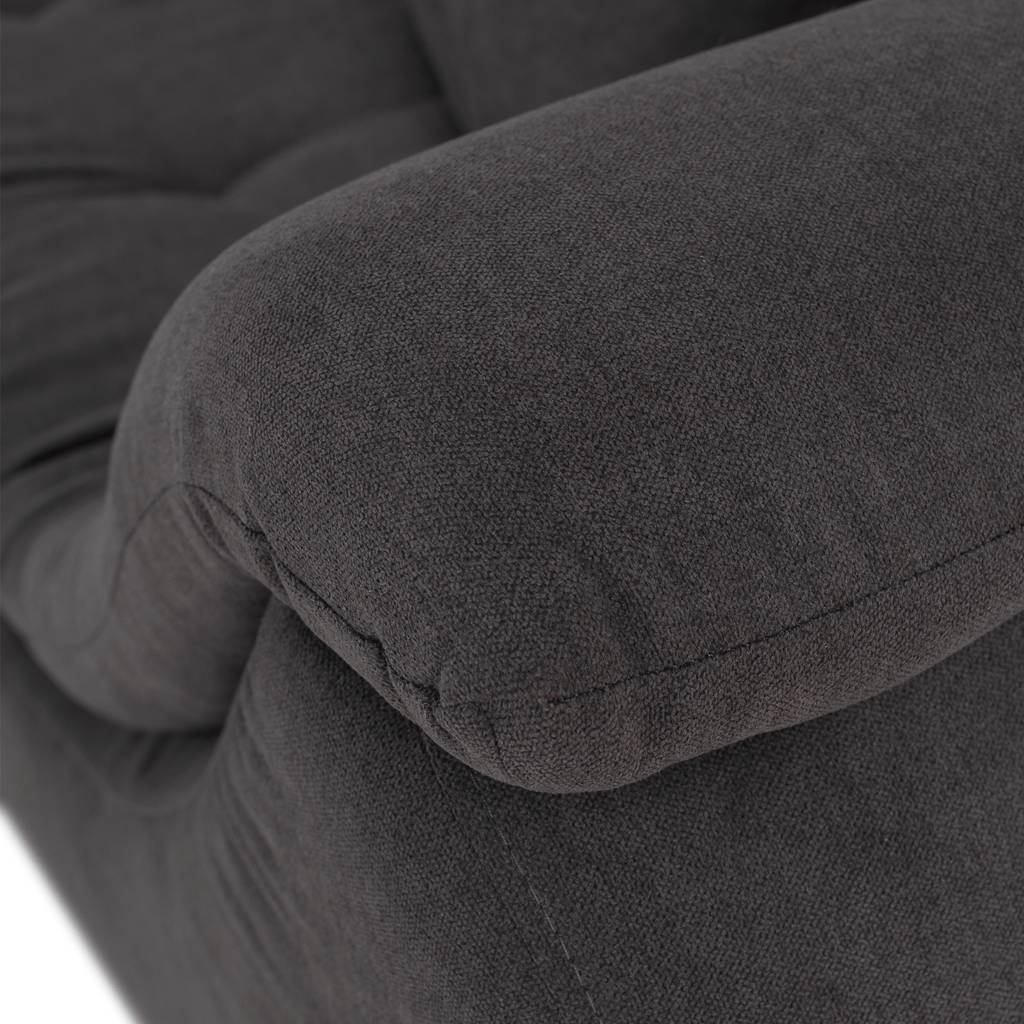Set canapea, gri-maro /galben, material textil, stânga, BRATO