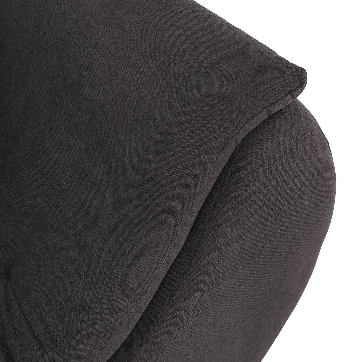 Set canapea, gri-maro /galben, material textil, stânga, BRATO