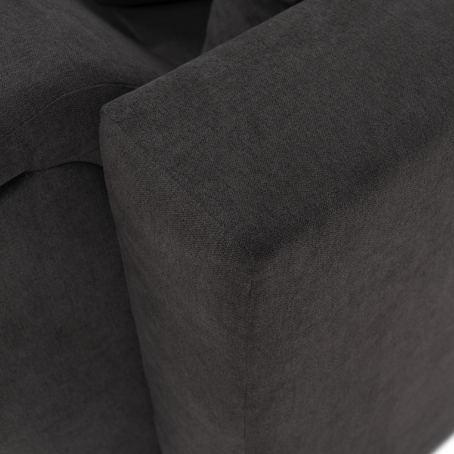 Set canapea, gri-maro /galben, material textil, stânga, BRATO