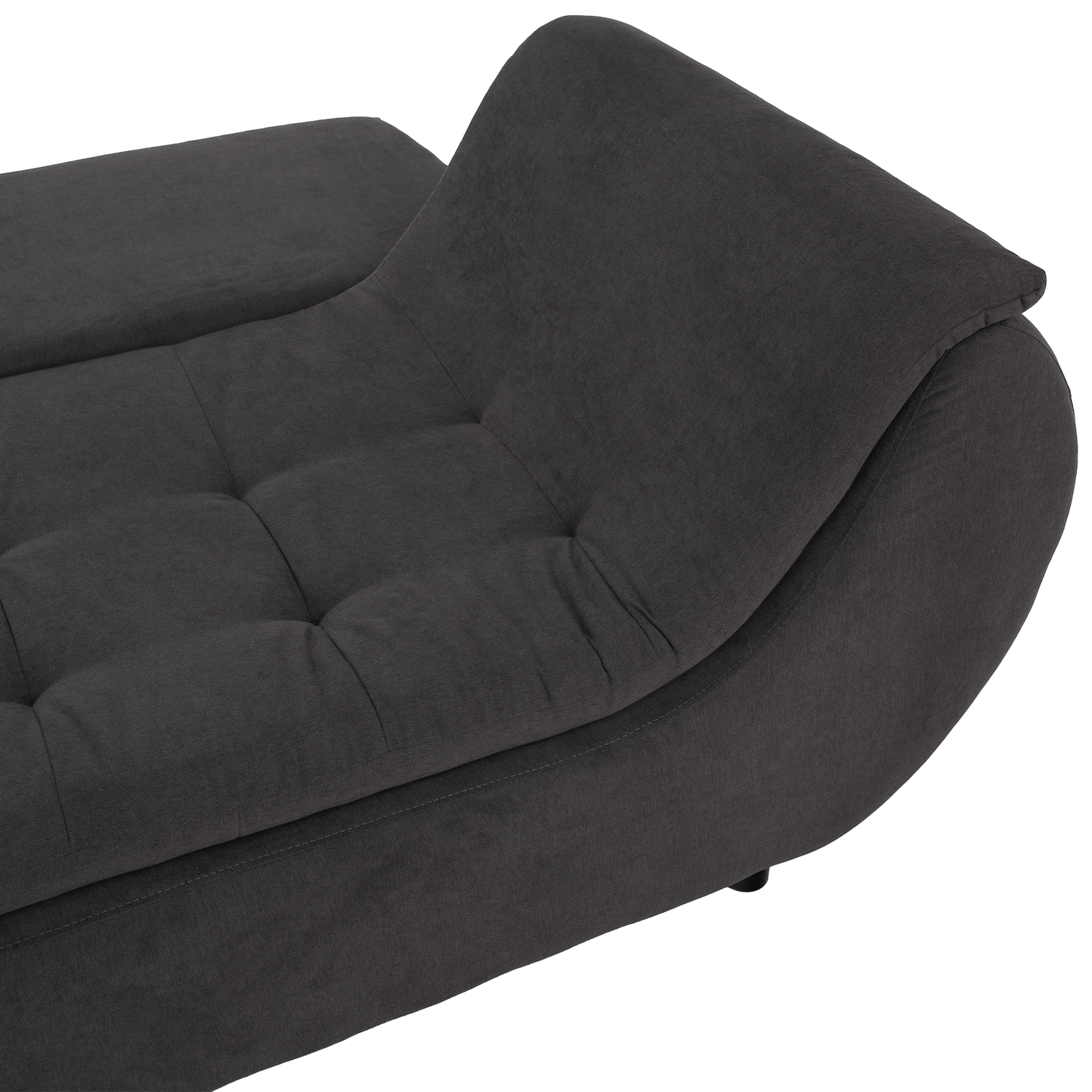 Set canapea, gri-maro /galben, material textil, stânga, BRATO