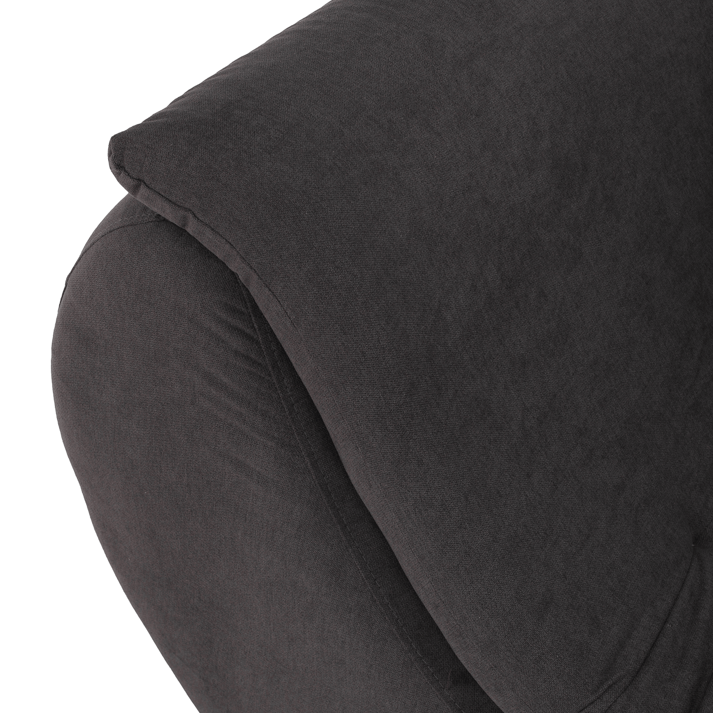 Set canapea, gri-maro /galben, material textil, dreapta, BRATO