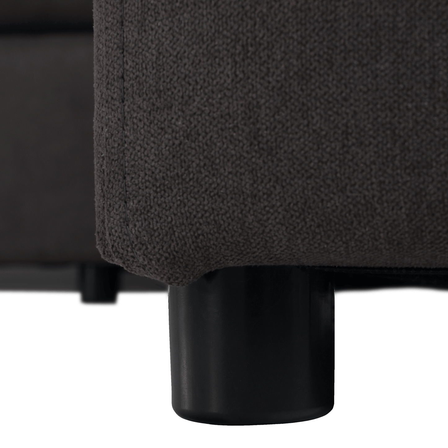 Set canapea, gri-maro /galben, material textil, dreapta, BRATO