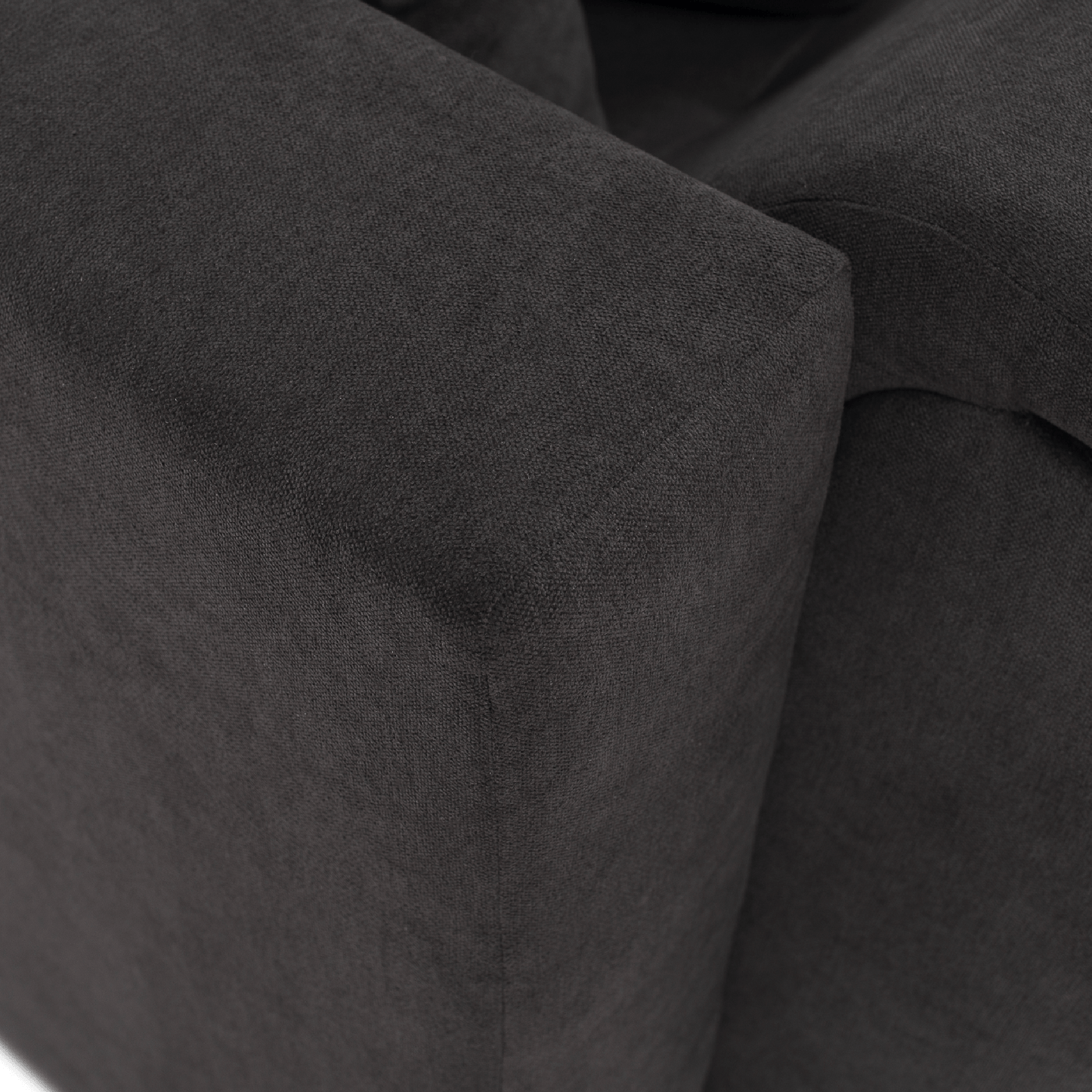 Set canapea, gri-maro /galben, material textil, dreapta, BRATO