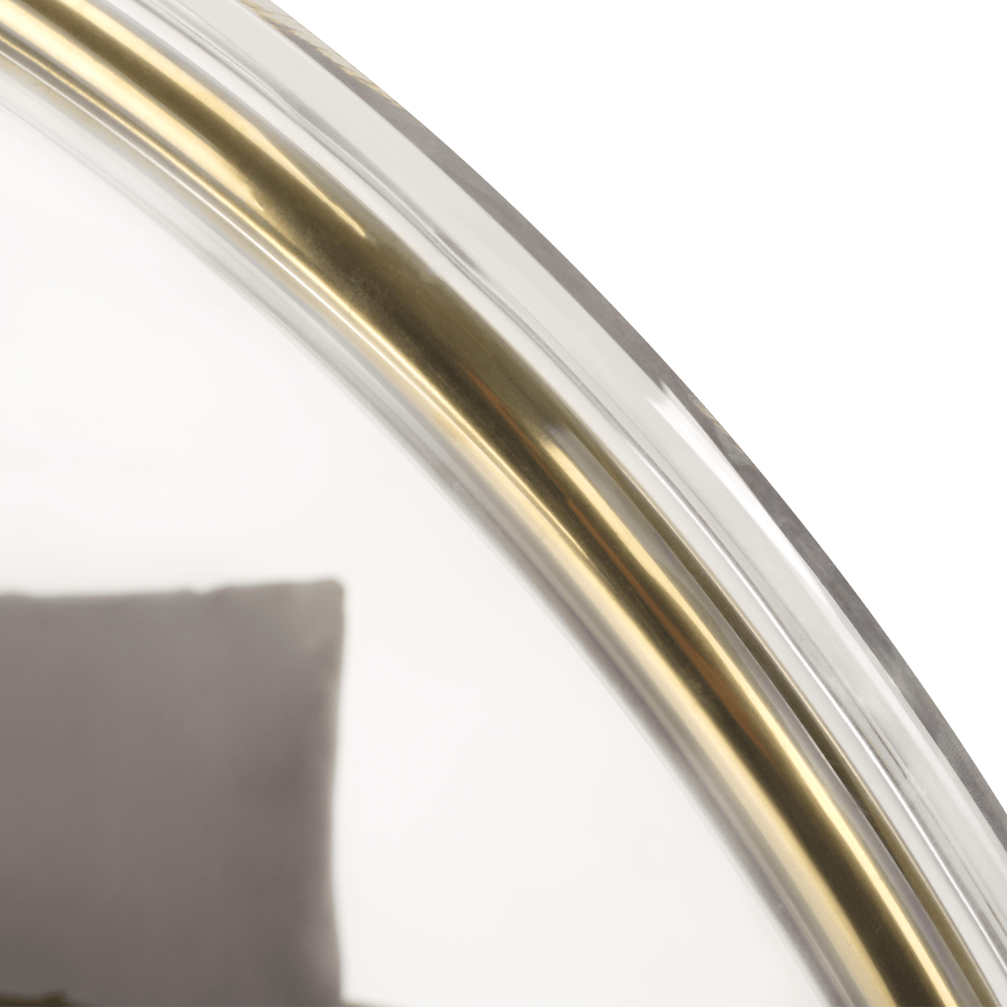 Scaun suspendat, transparent/ auriu/ gri, BUBBLE NEW TIP 1