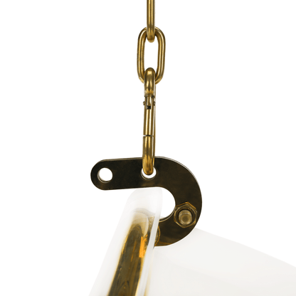Scaun suspendat, transparent/ auriu/ gri, BUBBLE NEW TIP 1