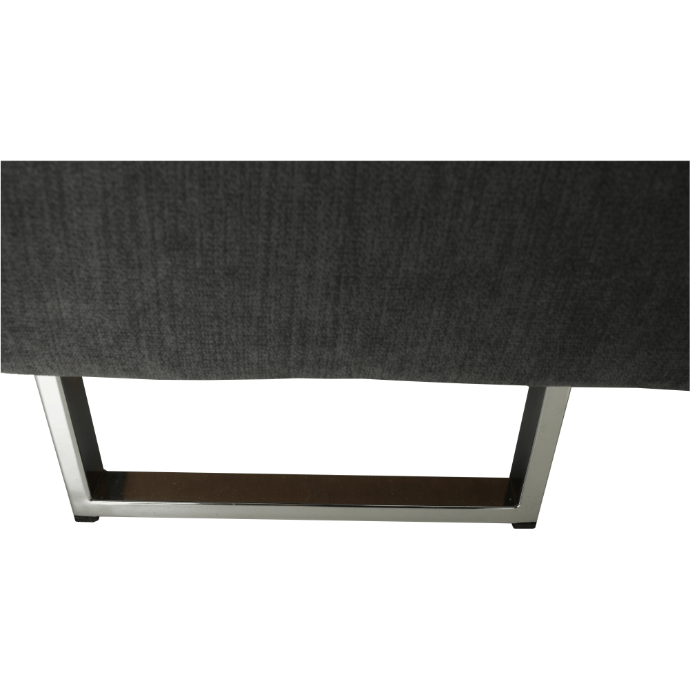 Set canapea cu spaţiu de depozitare, gri, material textil, stânga, BUTON R