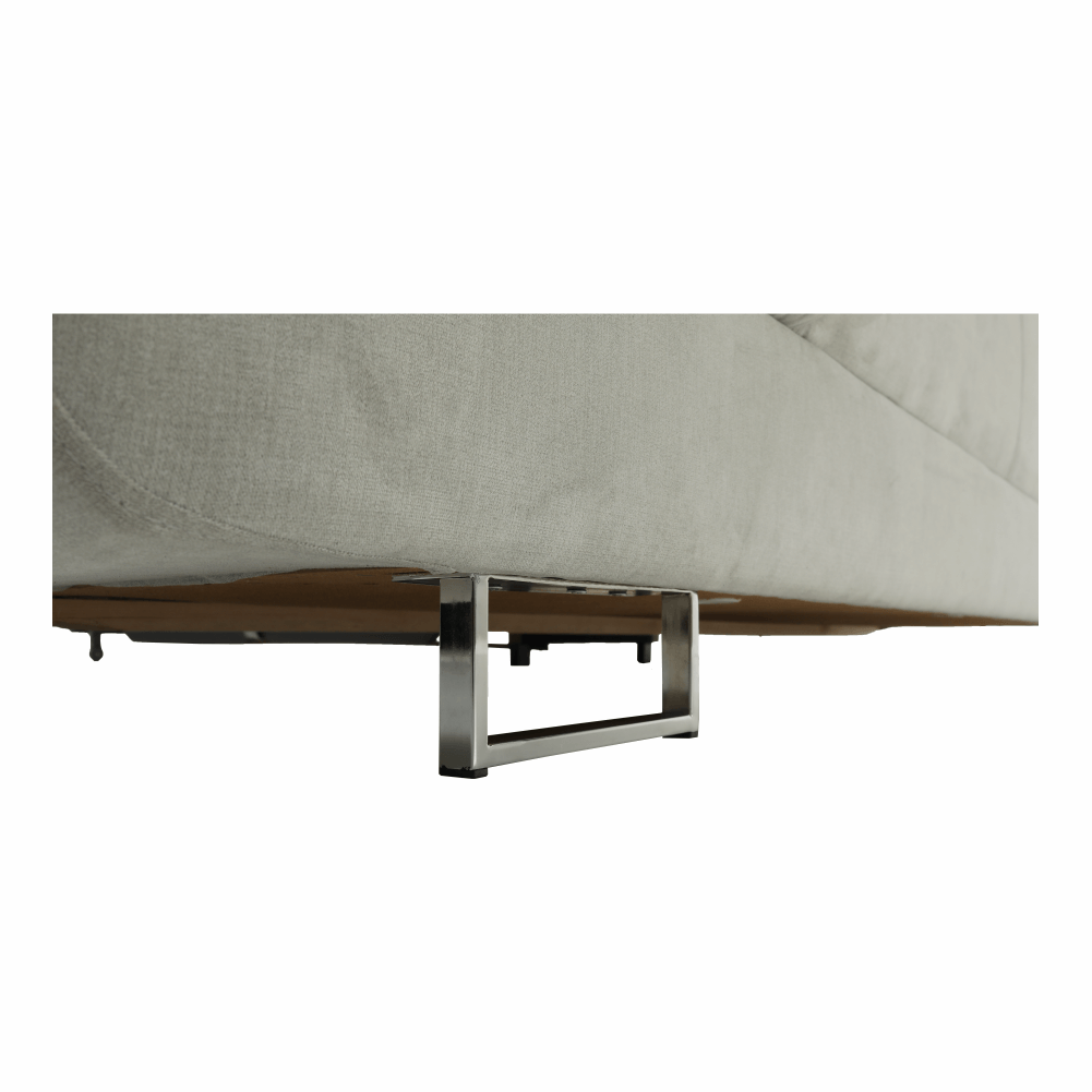 Set canapea cu spaţiu de depozitare, gri deschis, material textil, dreapta, BUTON R