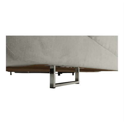 Set canapea cu spaţiu de depozitare, gri deschis, material textil, dreapta, BUTON R
